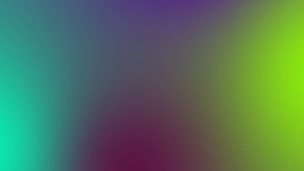 Abstract gradient green blue and purple soft colorful background. Modern horizontal design for mobile app. - Photo, Image