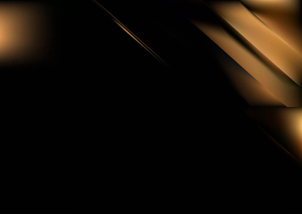 donker abstracte achtergrond met wazig kleureffect, sjabloon met kleurenverlichting - Vector, afbeelding