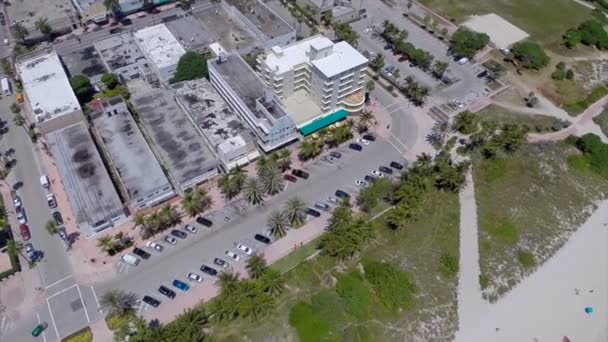 Widok z lotu ptaka Miami Beach - Materiał filmowy, wideo
