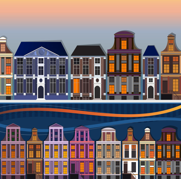 Голландія місто краєвид
 - Вектор, зображення