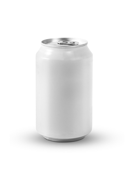 White soda can on white background - Valokuva, kuva
