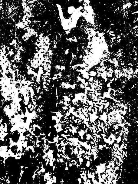 Тревожный фон в черно-белой текстуре с царапинами и линиями. Абстрактная векторная иллюстрация. - Вектор,изображение