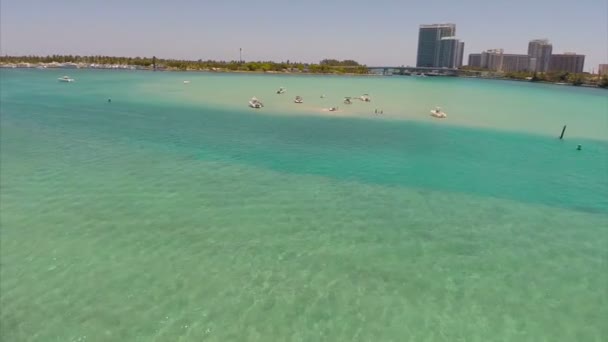Aerial video of a sand bar - Footage, Video