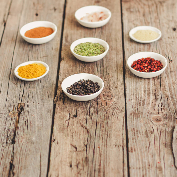 various spices in bowls   - Photo, Image