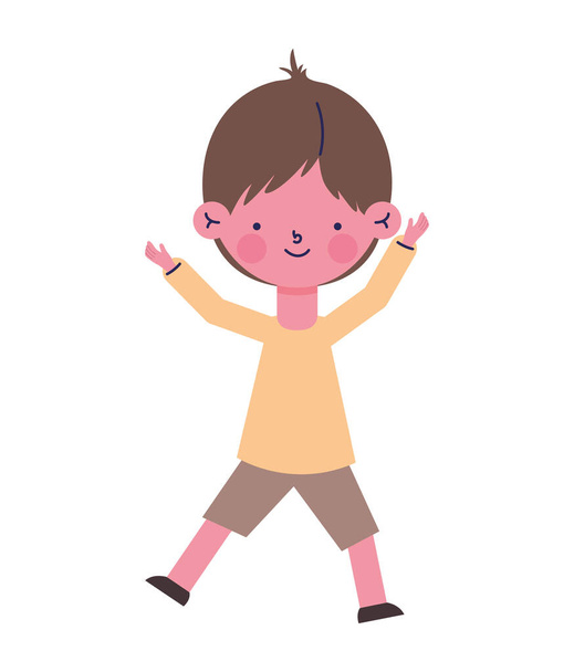boldog gyermek ikon - Vektor, kép