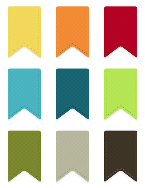 9 cintas de colores colección
 - Vector, Imagen