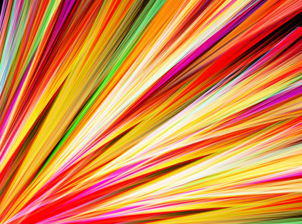 abstract background with blurred magic neon light rays. - Photo, Image