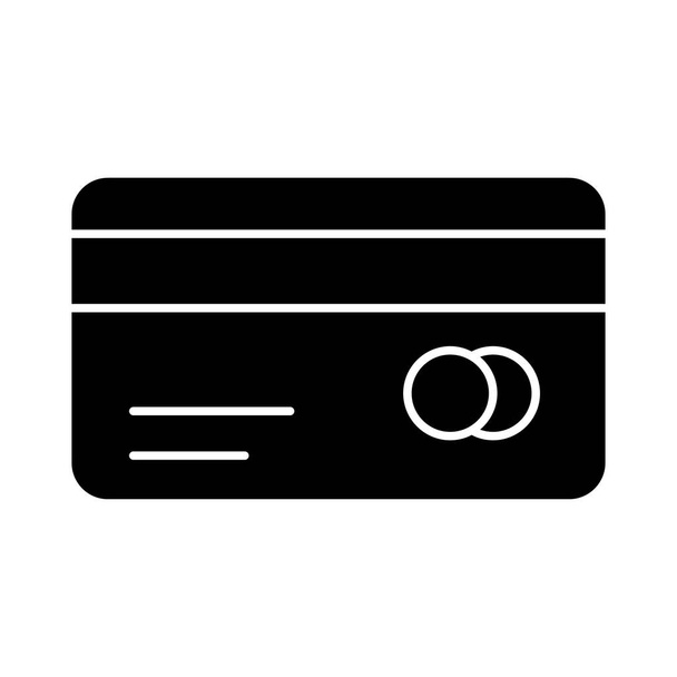 Ícone do vetor do cartão ATM que pode facilmente modificar ou editar - Vetor, Imagem