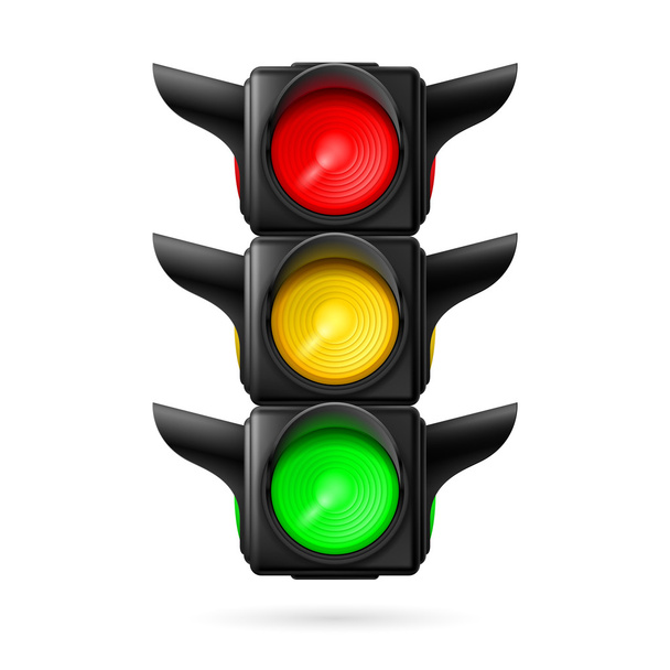 Traffic light - Vector, afbeelding