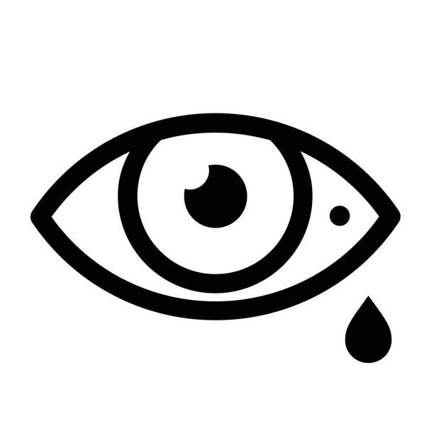 icono del ojo de emergencia medicina en el estilo Esquema - Vector, imagen