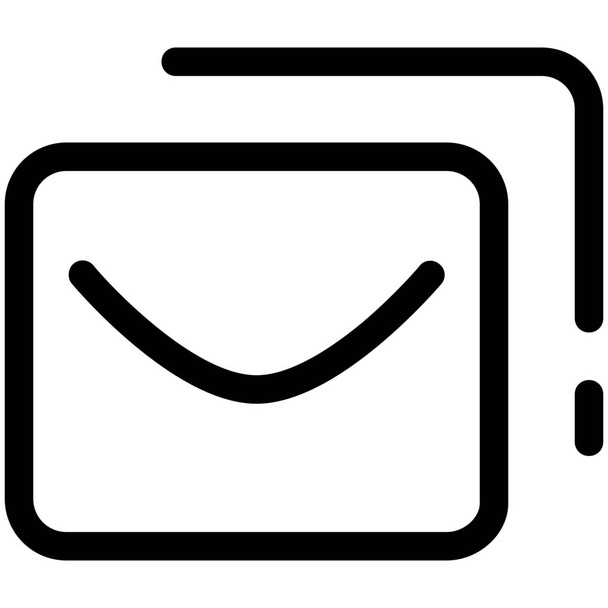 copy duplicate email icon - Vector, Image
