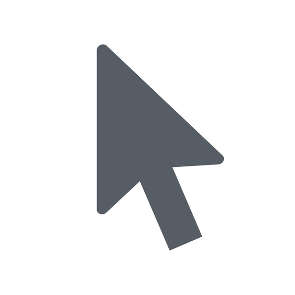 arrow cursor pointer icon in Solid style - Vector, Image
