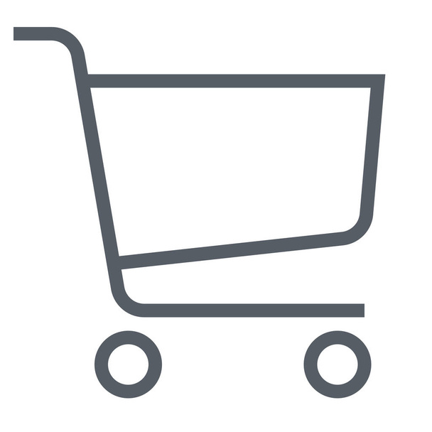 buy cart commerce icon in Outline style - Vector, Image