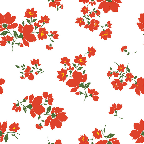 Seamless floral design - Vecteur, image