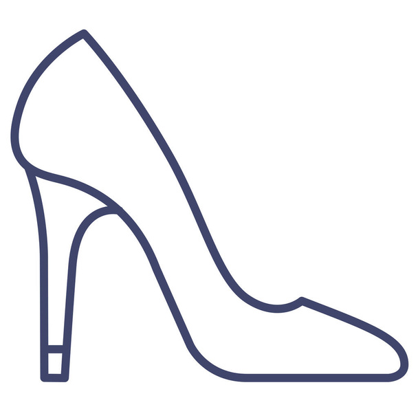 heel heels high icon - Vector, Image