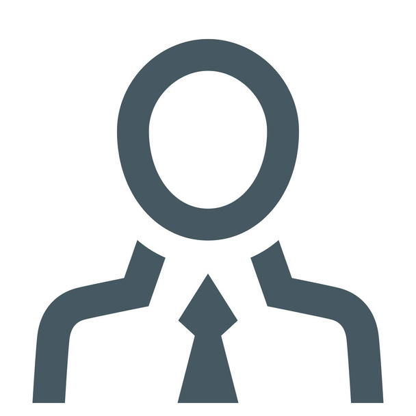 бізнесмен бізнесмен бізнесмен значок в стилі контур
 - Вектор, зображення
