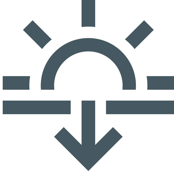 gizmo seizoen eenvoudige pictogram in Solid stijl - Vector, afbeelding