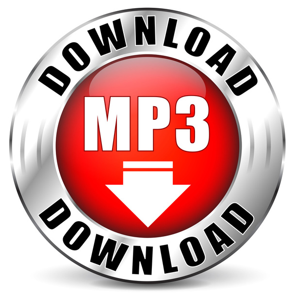 Vettore mp3 icona rossa
 - Vettoriali, immagini