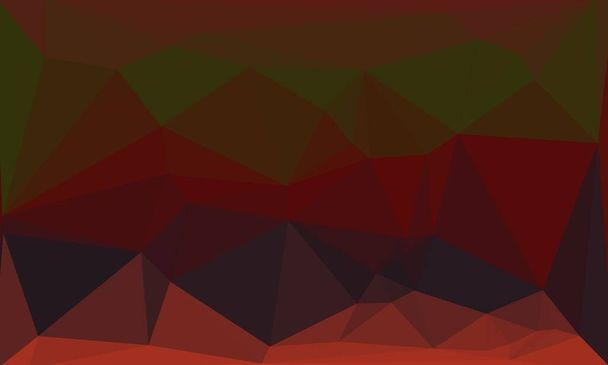 Minimal polygonal in dark red colors background - Photo, Image