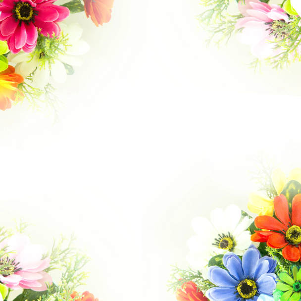 bloem achtergrond. nep bloemen  - Foto, afbeelding
