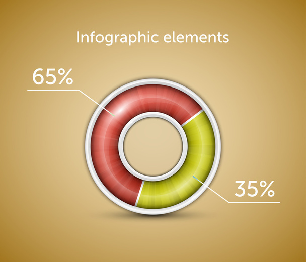 Infographic elements & chart - Vektor, kép