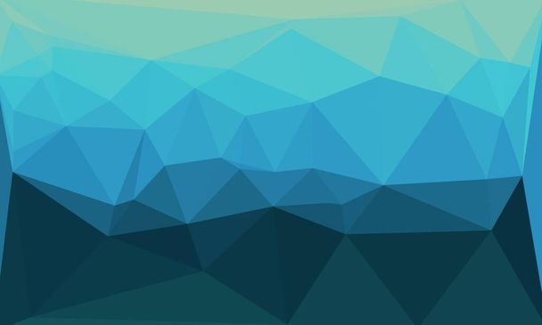abstrakter Hintergrund mit polygonalem Muster und blauem Farbverlauf - Foto, Bild