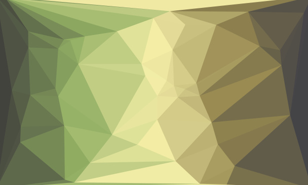креативный зеленый фон с многоугольным рисунком - Фото, изображение