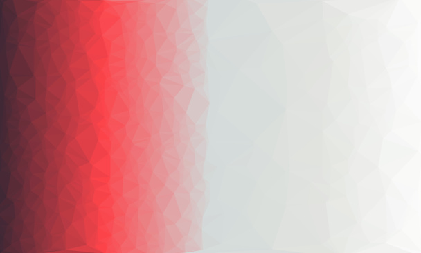 roter und weißer polygonaler Hintergrund mit Muster - Foto, Bild