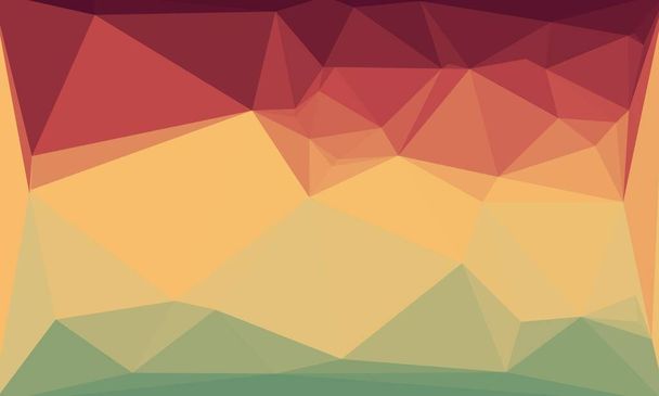 Abstract polygonal background in burgundy, yellow and green colors - Fotó, kép