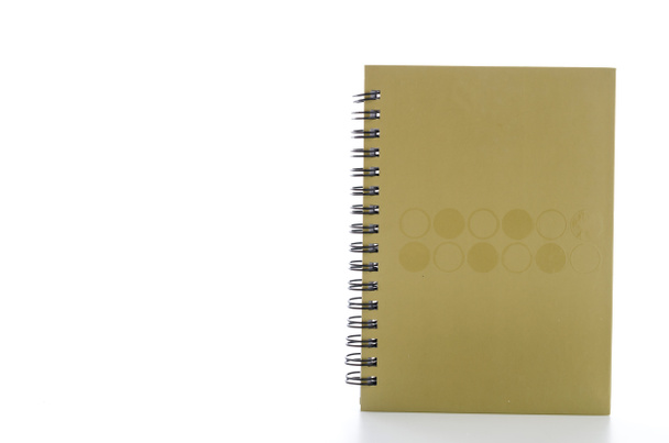 Notebook isolated on white - Photo, Image