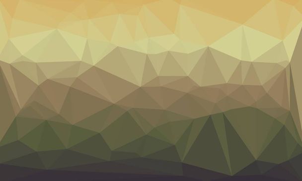 Creative prismatic background with polygonal green grey pattern - Photo, Image