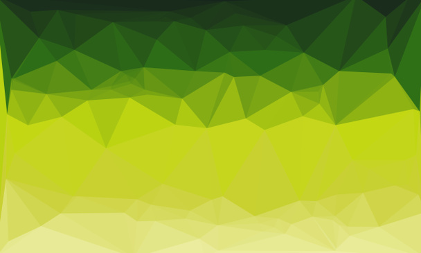 Creative prismatic background with green polygonal pattern - Photo, image