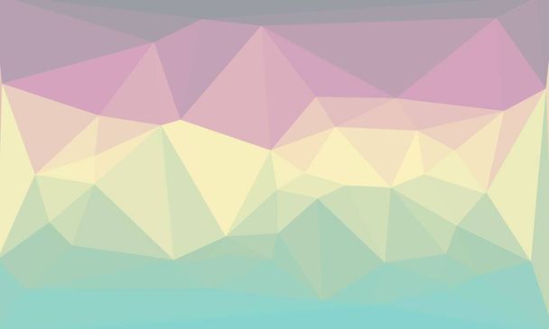 fundo poligonal multicolorido mínimo - Foto, Imagem