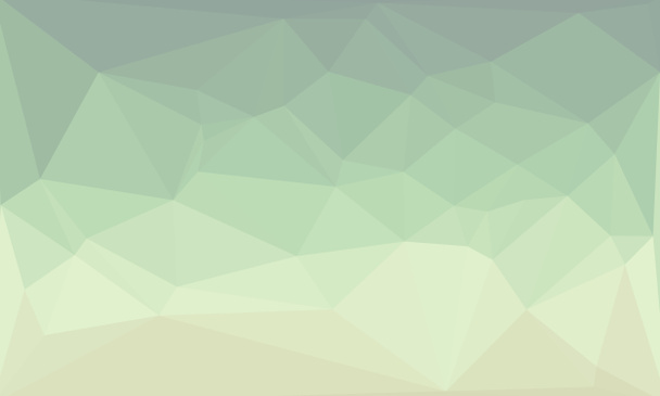 fondo geométrico con patrón de poli y gradiente verde - Foto, Imagen