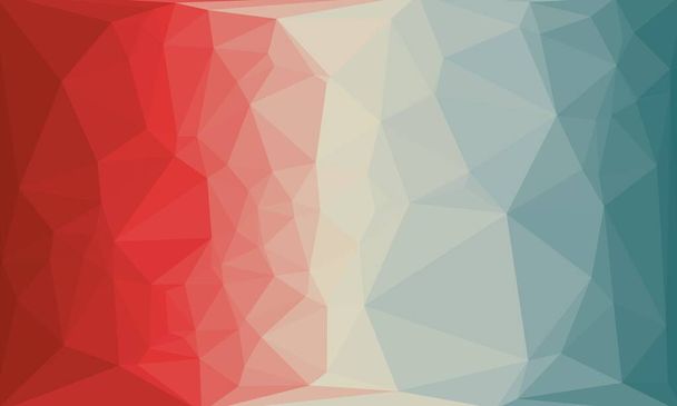 Δημιουργικό πρισματικό φόντο με κόκκινο, μπεζ και μπλε μοτίβο - Φωτογραφία, εικόνα