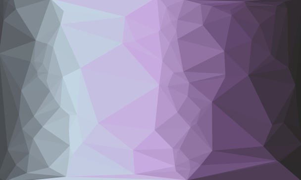 Фиолетовый и серый призматический фон с полигональным рисунком - Фото, изображение