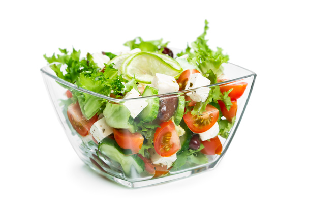 ensalada con verduras frescas   - Foto, imagen