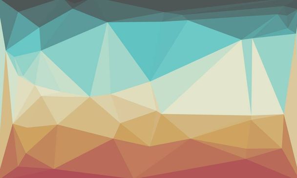 pastel and colored polygonal background - Photo, image