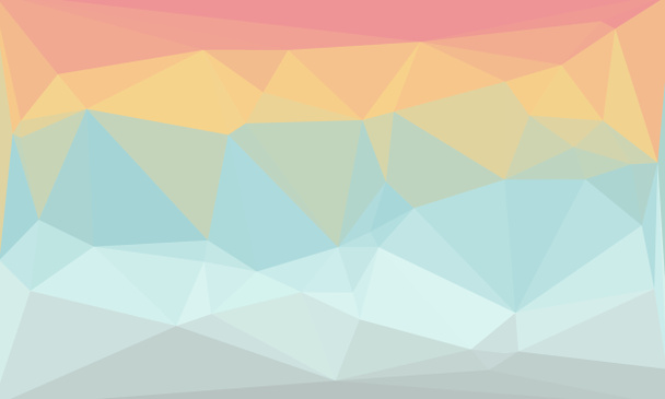 Pastell gemischt farbigen Hintergrund mit Poly-Muster - Foto, Bild