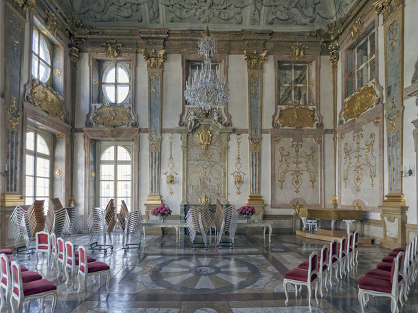 Salão de Mármore no Palácio Mirabell
 - Foto, Imagem