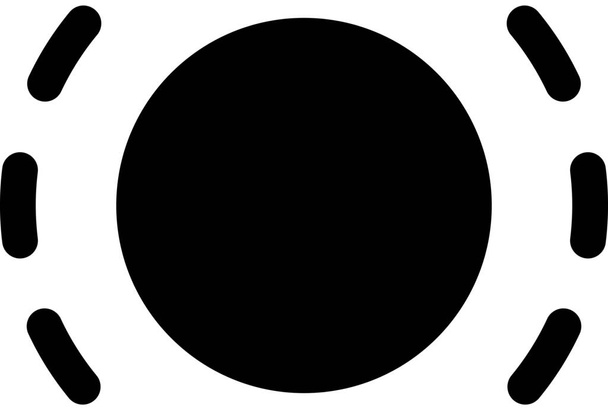 значок руху круглих ліній у суцільному стилі
 - Вектор, зображення