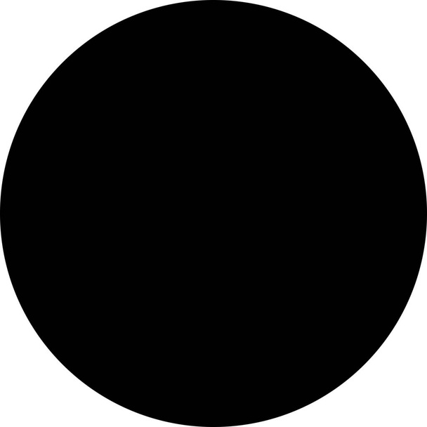 icône de point de diviseur cercle dans le style contour - Vecteur, image
