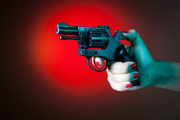 Gun in a hand - Photo, Image