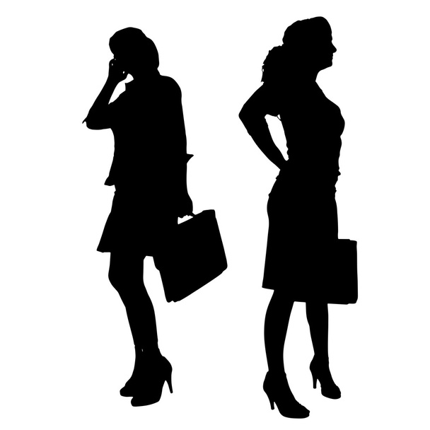 Silhouette vettoriale della donna d'affari
. - Vettoriali, immagini