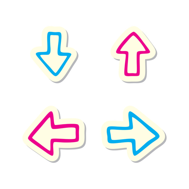 Arrow Icons - Vector, afbeelding