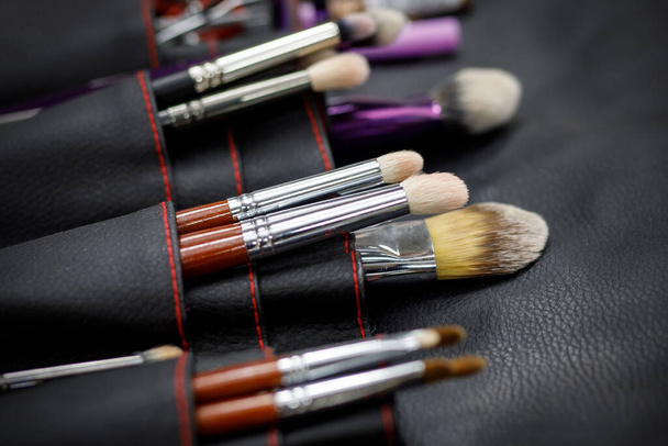 Set professioneller Make-up-Pinsel - Foto, Bild