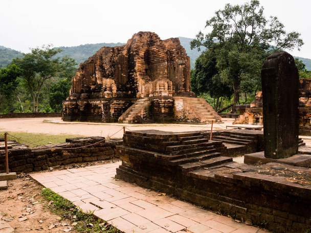 Eski Champa Krallığı 'nın tarihi yeri, oğlumun harabeleri Da Nang, Vietnam - Fotoğraf, Görsel