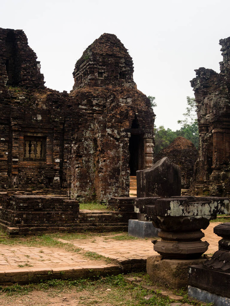 Руины моего сына, историческое место древнего королевства Чампа - Нанг, Вьетнам - Фото, изображение