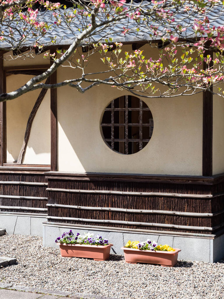 Tradiční japonská architektura v historickém Ozu Old Town - Ehime prefektura, Japonsko - Fotografie, Obrázek