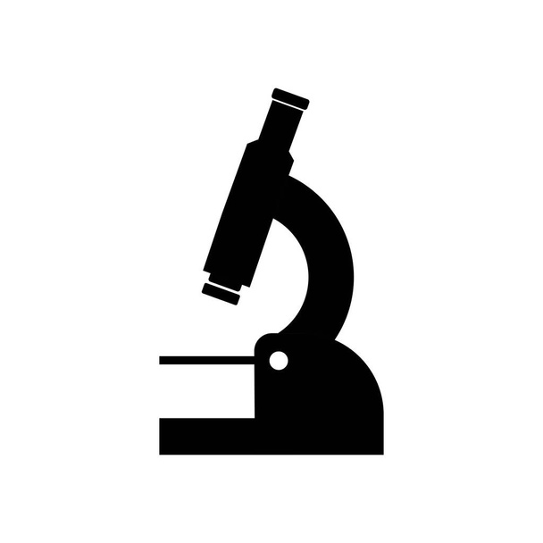 microscopio logotipo stock vektor plantilla - Vector, imagen